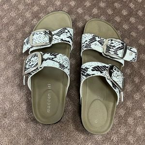 Snakeskin Madden Girl sandles